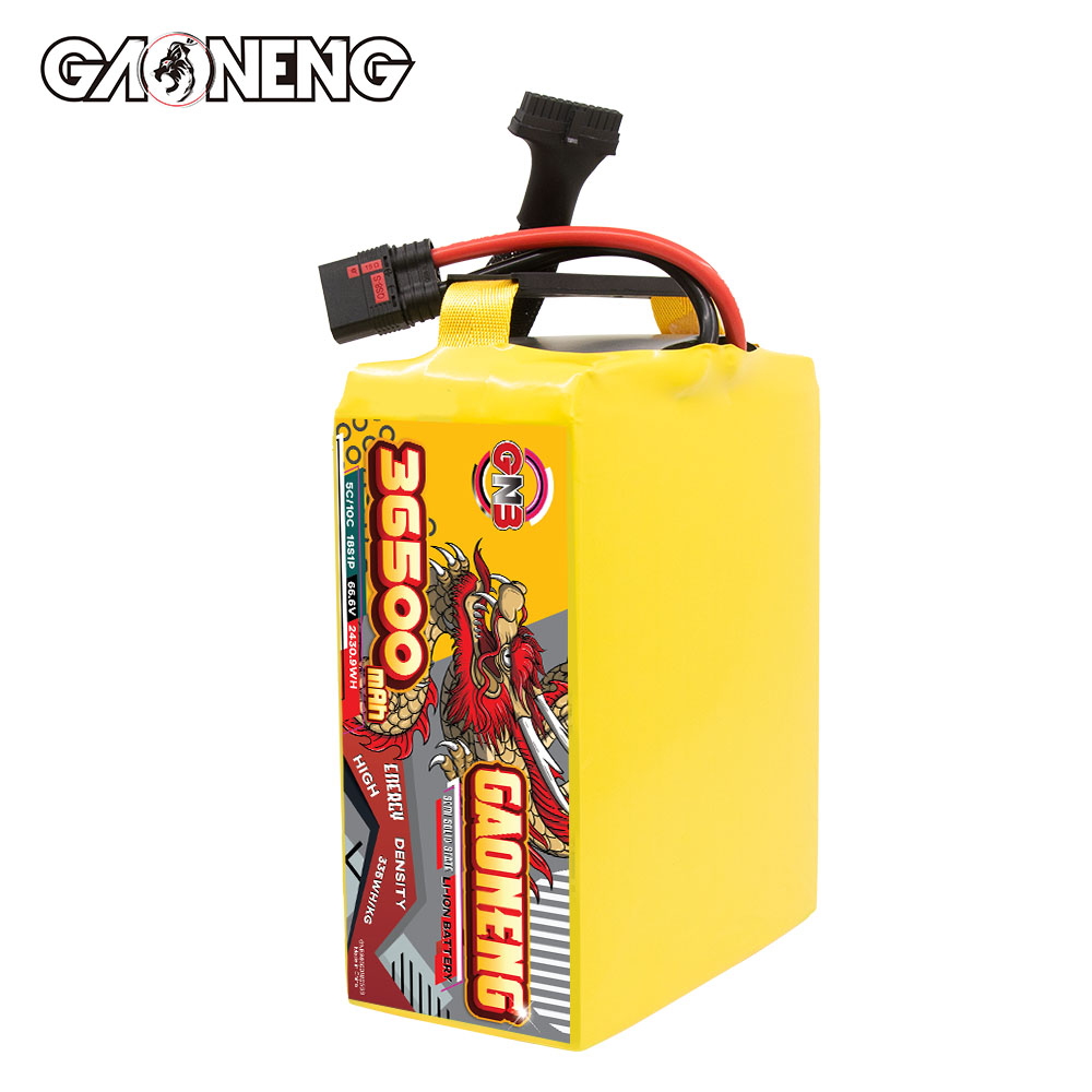 GAONENG GNB 36500mah 18S 66.6V 5C QS8 Semi Solid State Li-ion Battery 335WH/kg