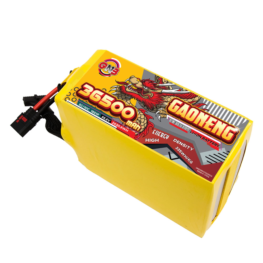 GAONENG GNB 36500mah 18S 66.6V 5C QS8 Semi Solid State Li-ion Battery 335WH/kg