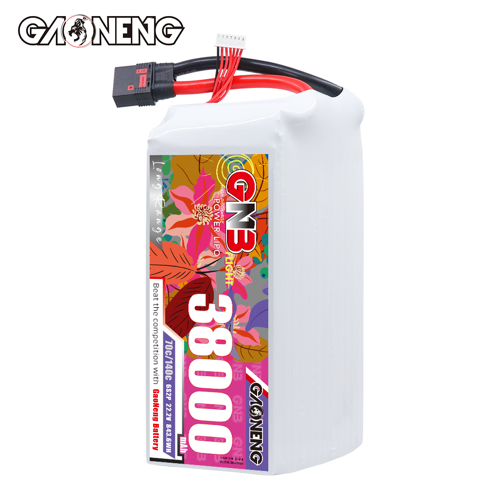 GAONENG GNB 6S2P 22.2V 38000mAh70C RC LiPo Battery QS8