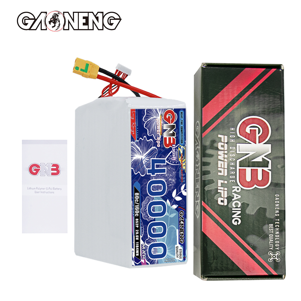 GAONENG GNB 8S2P 29.6V 40000mAh 80C RC LiPo Battery XT90S