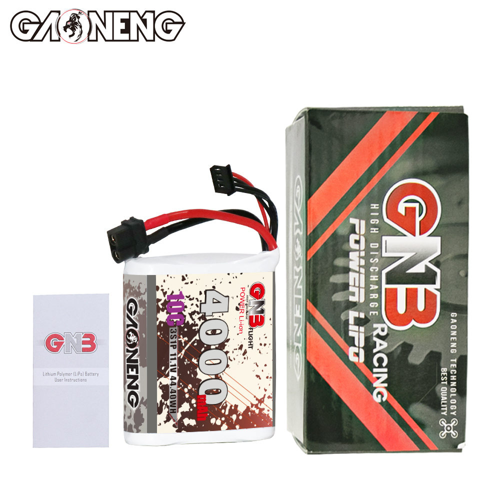 GAONENG GNB 3S 11.1V 4000mAh 10C XT60 Li-ion Battery made with 18650 cells