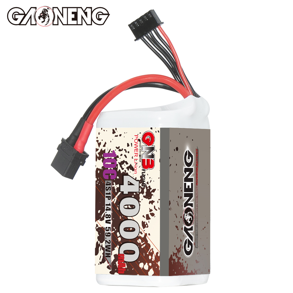GAONENG GNB 4S 14.8V 4000mAh 10C XT60 Li-ion Battery made with Lishen 21700