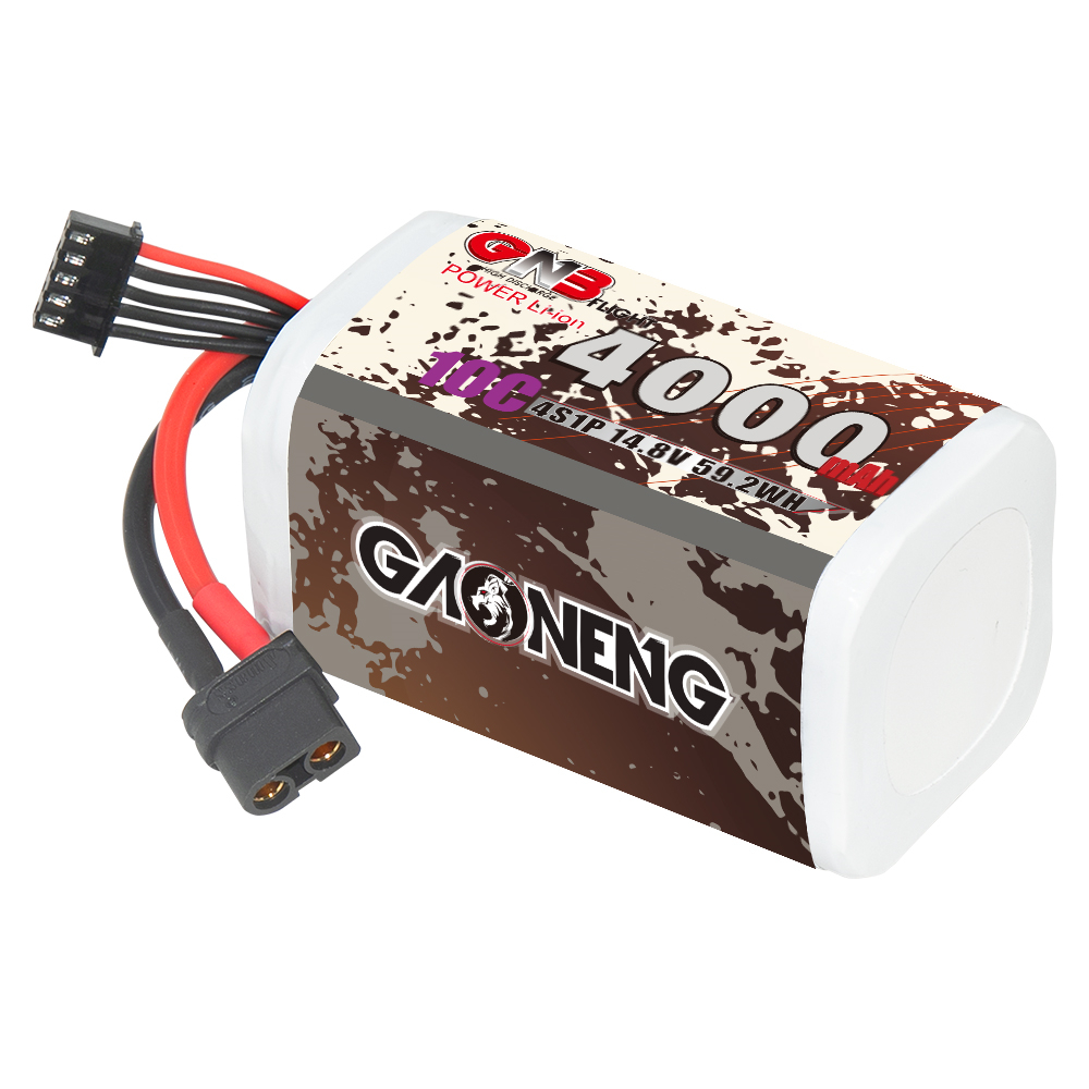 GAONENG GNB 4S 14.8V 4000mAh 10C XT60 Li-ion Battery made with Lishen 21700