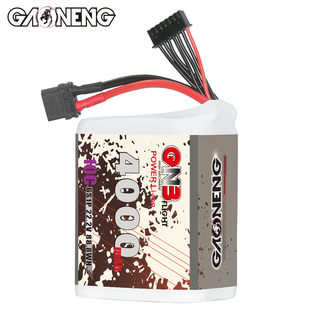 GAONENG GNB 6S 22.2V 4000mAh 10C XT60 Li-ion Battery made with Lishen 21700