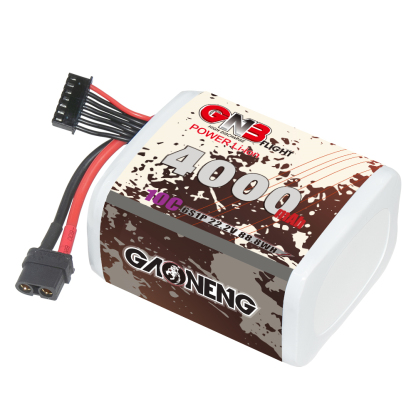 GAONENG GNB 6S 22.2V 4000mAh 10C XT60 Li-ion Battery made with Lishen 21700