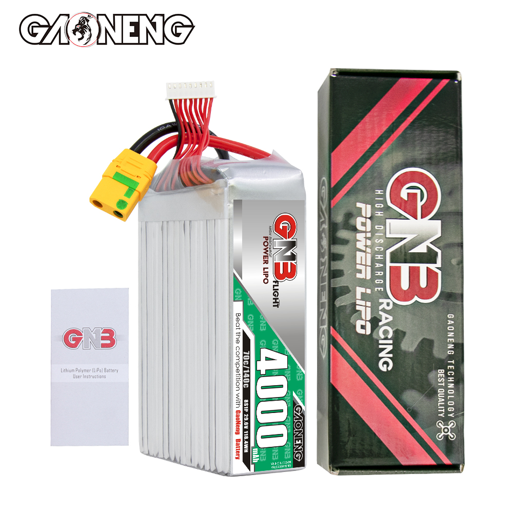 GAONENG GNB 8S 29.6V 4000mAh 70C LiPo Battery XT90S