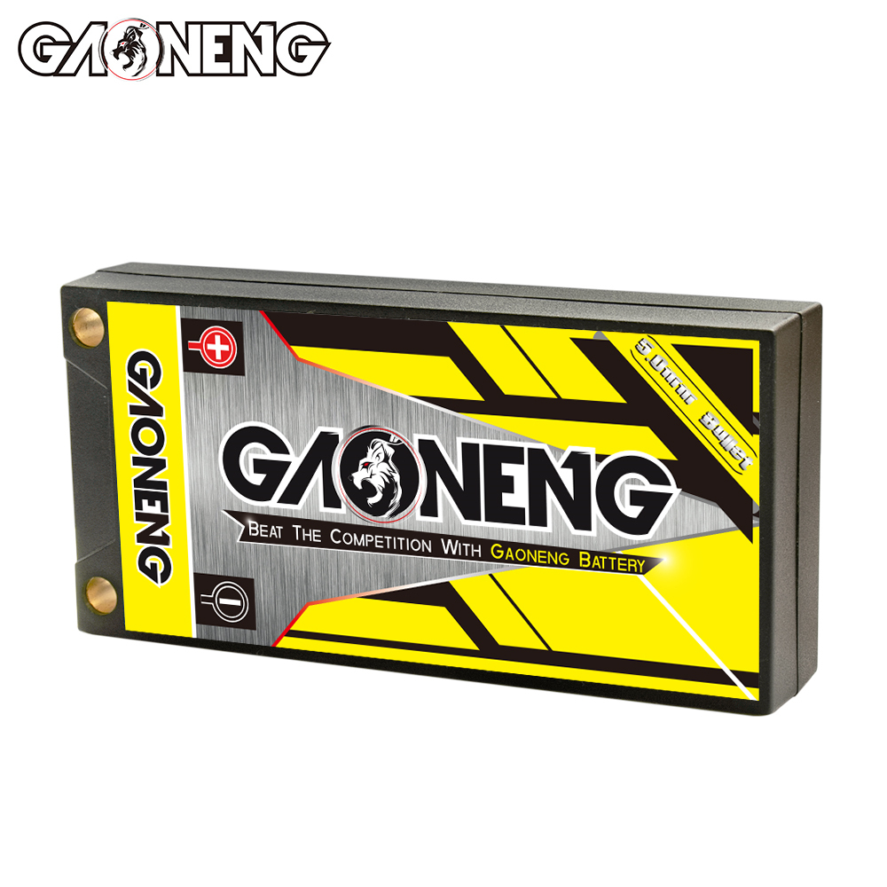 GAONENG GNB 2S 7.4V 4300mAh 160C LCG Shorty 5mm Bullet Hard Case LiPo Battery