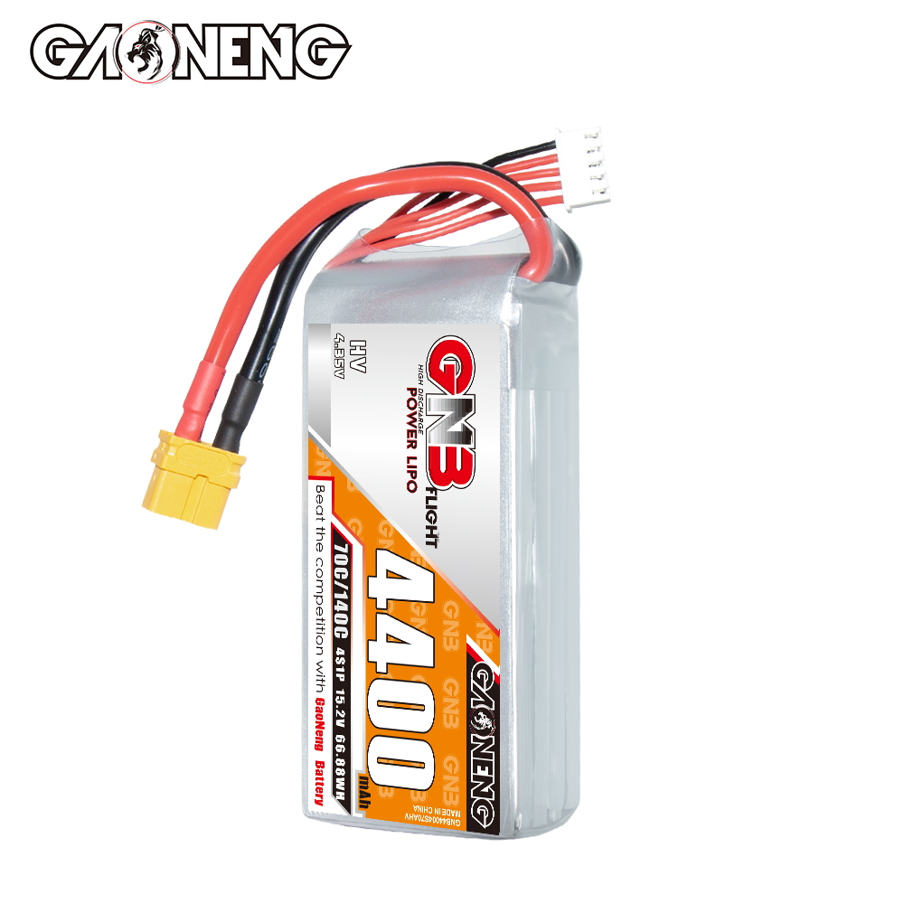 GAONENG GNB LiHV 4S 15.2V 4400mAh 70C LiPo Battery XT60