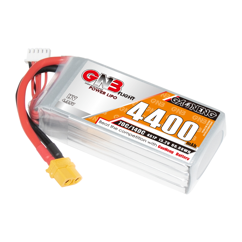 GAONENG GNB LiHV 4S 15.2V 4400mAh 70C LiPo Battery XT60