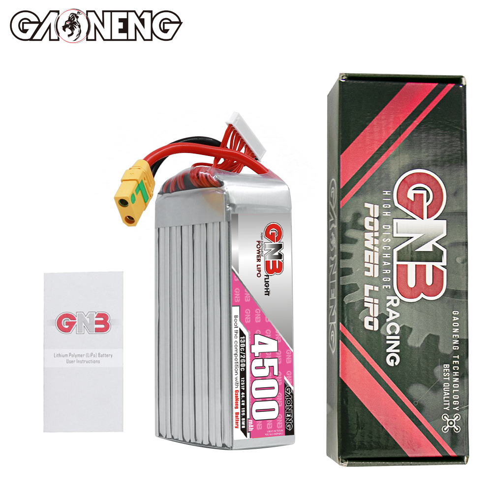 GAONENG GNB 12S 44.4V 4500mAh 130C LiPo Battery XT90S