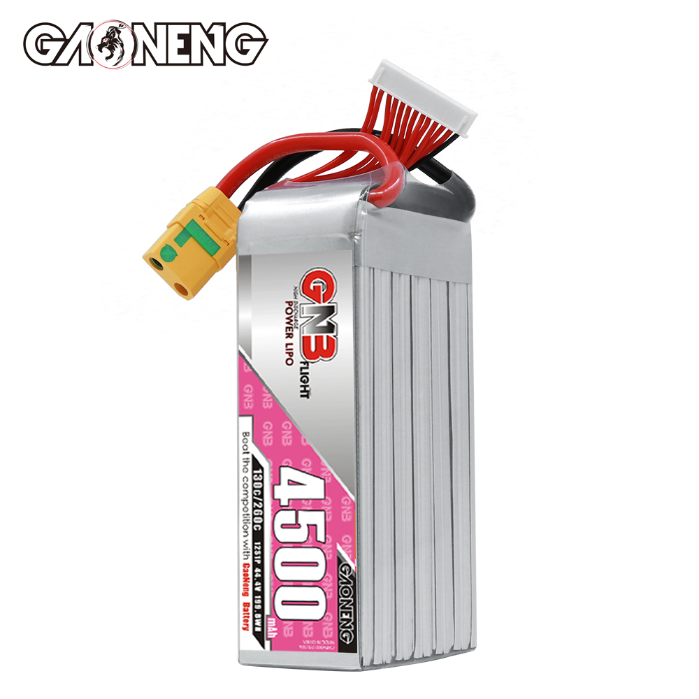 GAONENG GNB 12S 44.4V 4500mAh 130C LiPo Battery XT90S