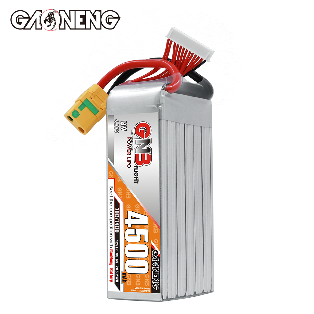GAONENG GNB 12S1P 45.6V HV 4500mAh 70C LiPo Battery XT90S