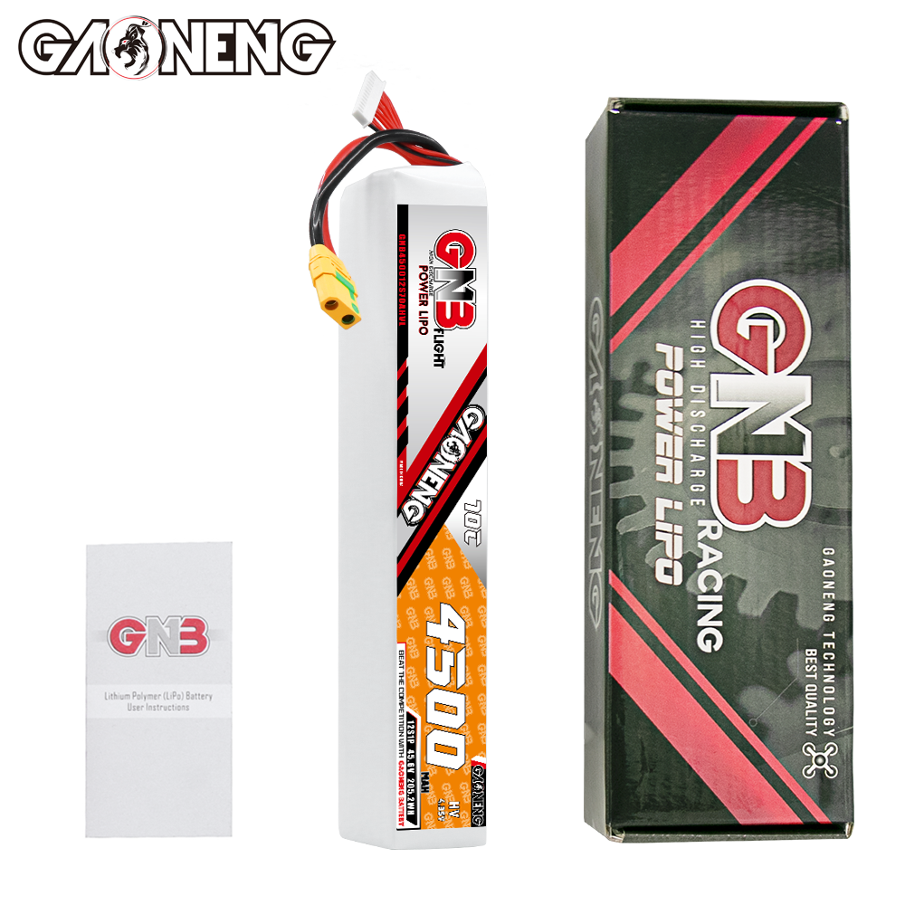 GAONENG GNB 12S 45.6V HV 4500mAh 70C LiPo Battery XT90S