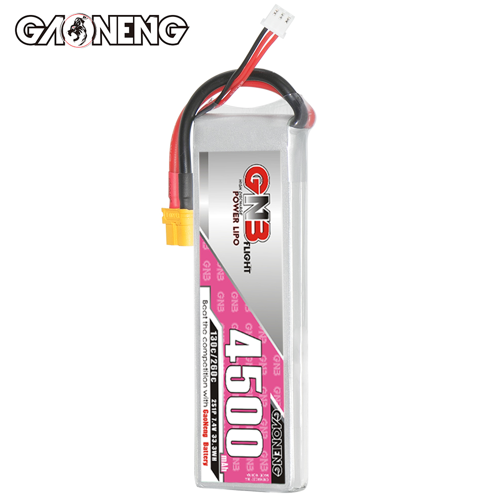 GAONENG GNB 2S 7.4V 4500mAh 130C LiPo Battery XT60