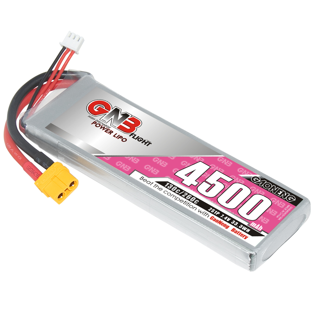 GAONENG GNB 2S 7.4V 4500mAh 130C LiPo Battery XT60