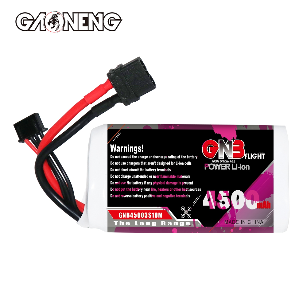 GAONENG GNB 3S 11.1V 4500mah 10C XT60 Li-ion Battery made with Molicel 21700 P45B
