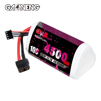 GAONENG GNB 3S 11.1V 4500mah 10C XT60 Li-ion Battery made with Molicel 21700 P45B