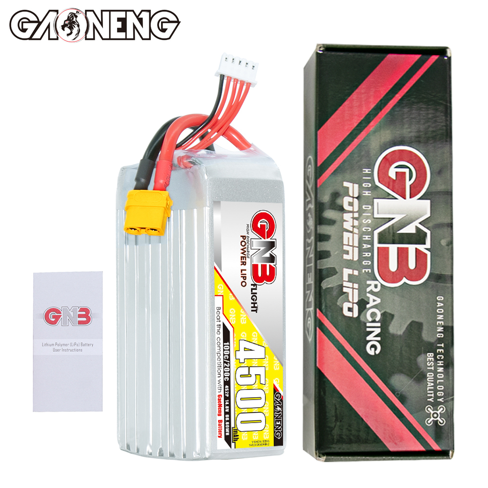 GAONENG GNB 4S2P 14.8V 4500mAh 100C LiPo Battery XT60