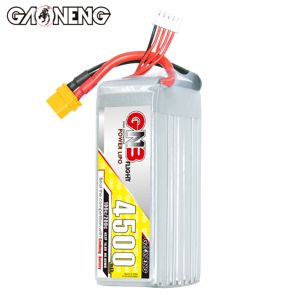 GAONENG GNB 4S2P 14.8V 4500mAh 100C LiPo Battery XT60