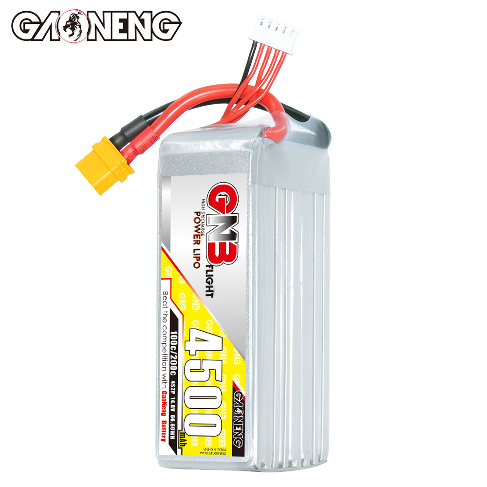 GAONENG GNB 4S 14.8V 4500mAh 100C LiPo Battery RC Car Boat Drone Heli