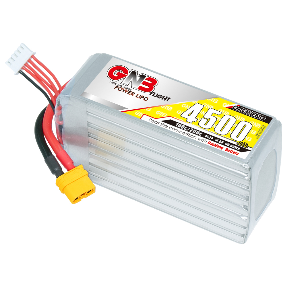 GAONENG GNB 4S2P 14.8V 4500mAh 100C LiPo Battery XT60