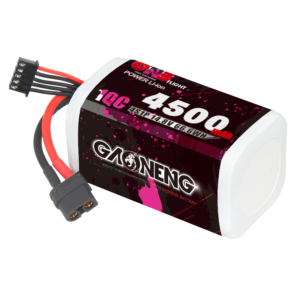 GAONENG GNB 2S 7.4V 4500mah 10C XT60 Li-ion Battery made with Molicel 