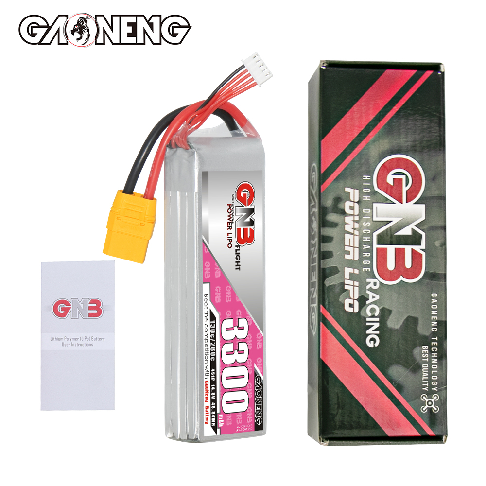 GAONENG GNB 4S 14.8V 3300mAh 130C LiPo Battery XT60