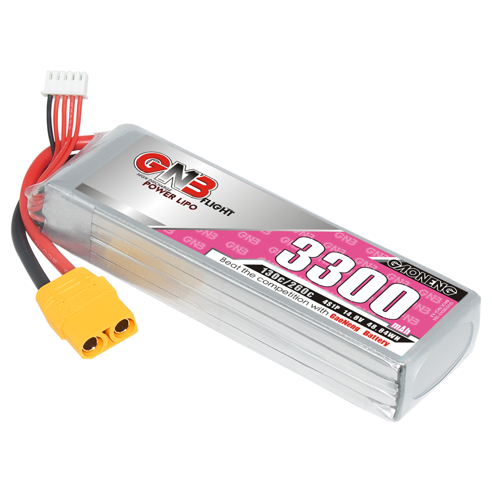 GAONENG GNB 4S 14.8V 3300mAh 130C LiPo Battery XT60