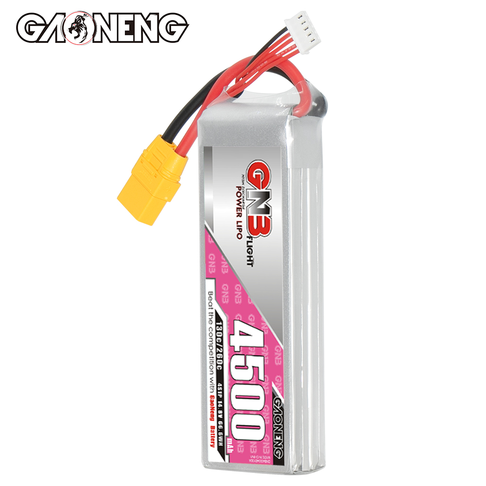 GAONENG GNB 4S 14.8V 4500mAh 130C LiPo Battery XT90