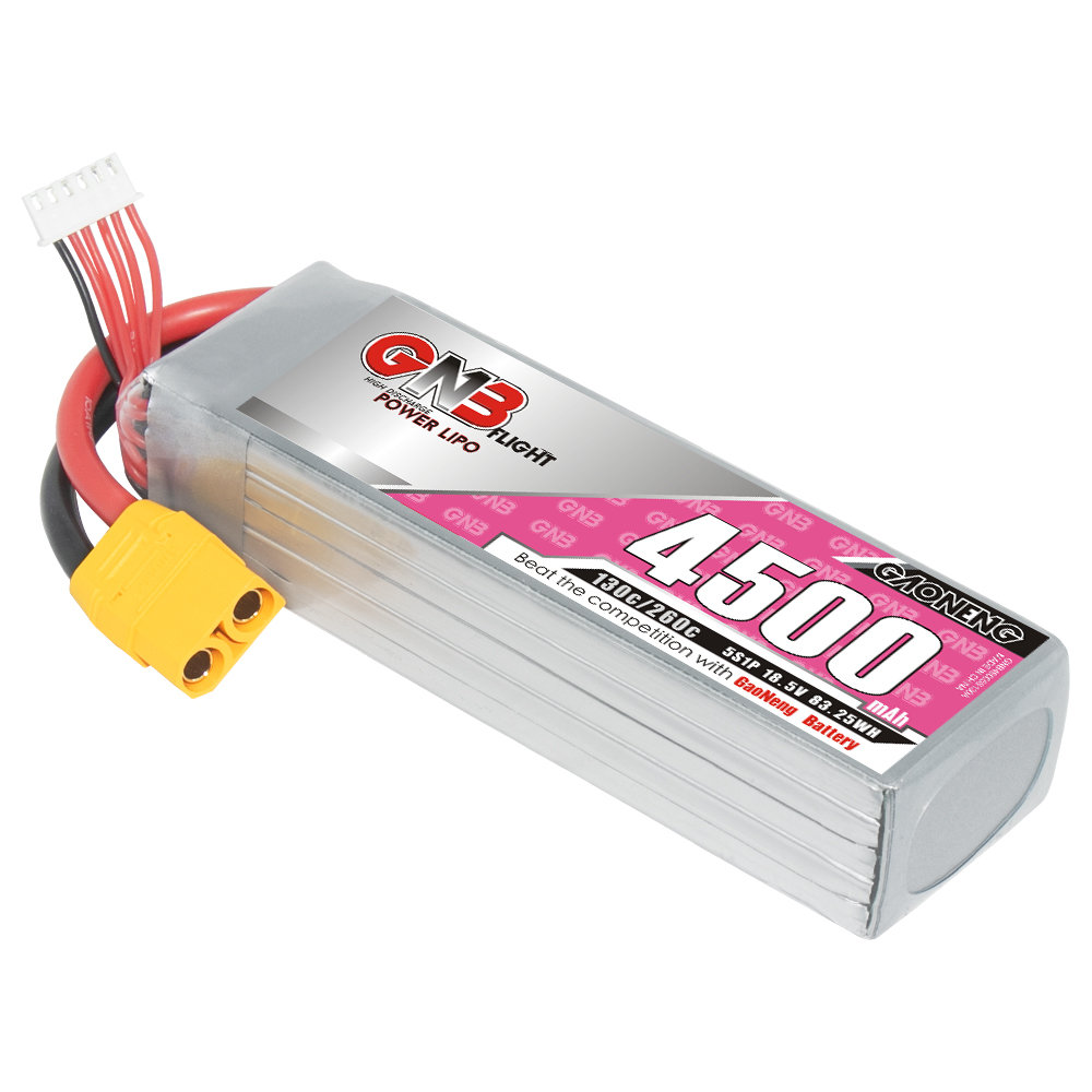 GAONENG GNB 5S 18.5V 4500mAh 130C LiPo Battery XT90