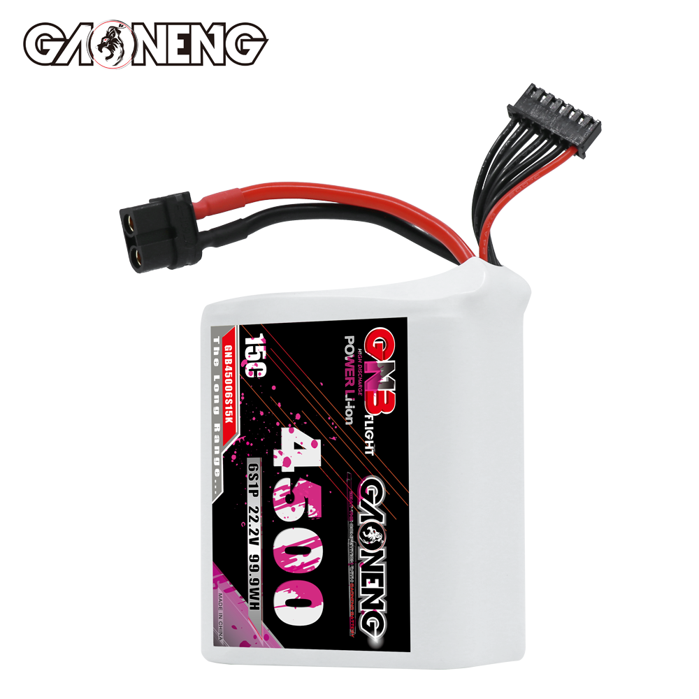 GAONENG GNB 6S 22.2V 4500mah 15C XT60 Li-ion Battery 