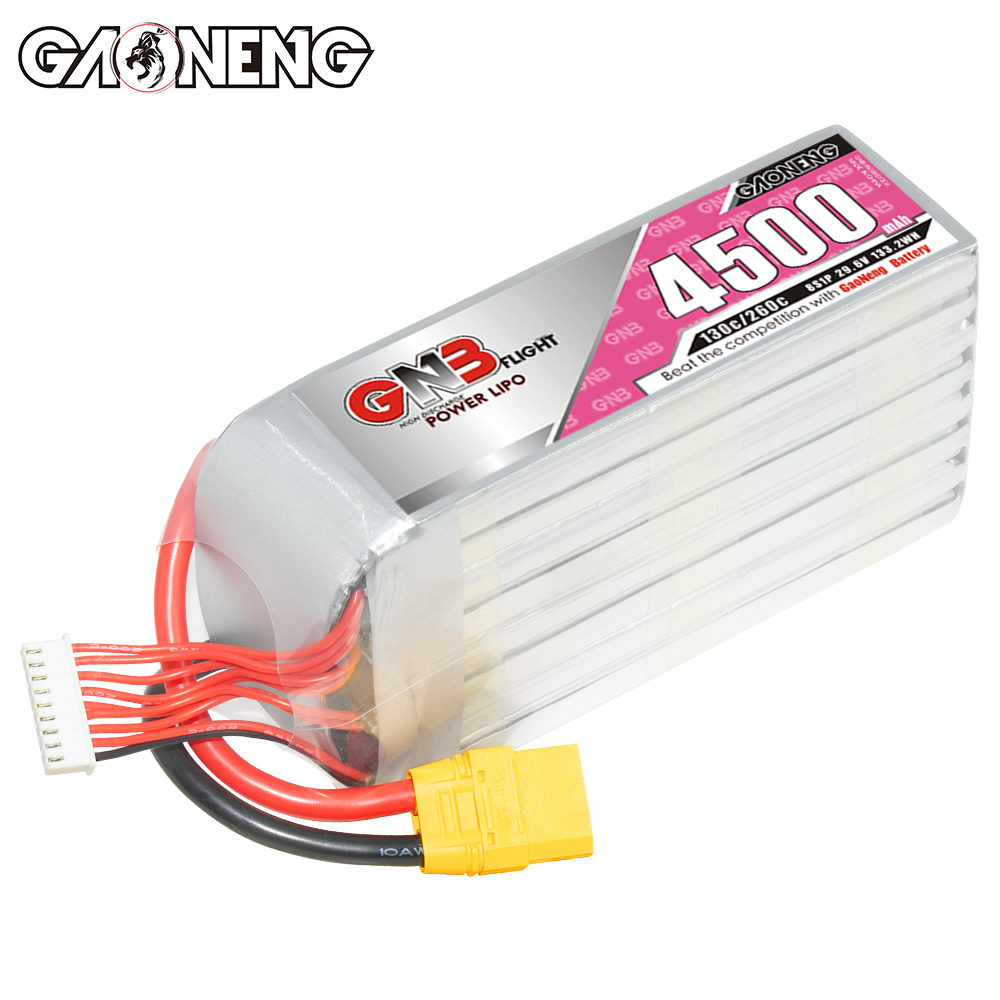 GAONENG GNB 8S 29.6V 4500mAh 130C LiPo Battery XT90