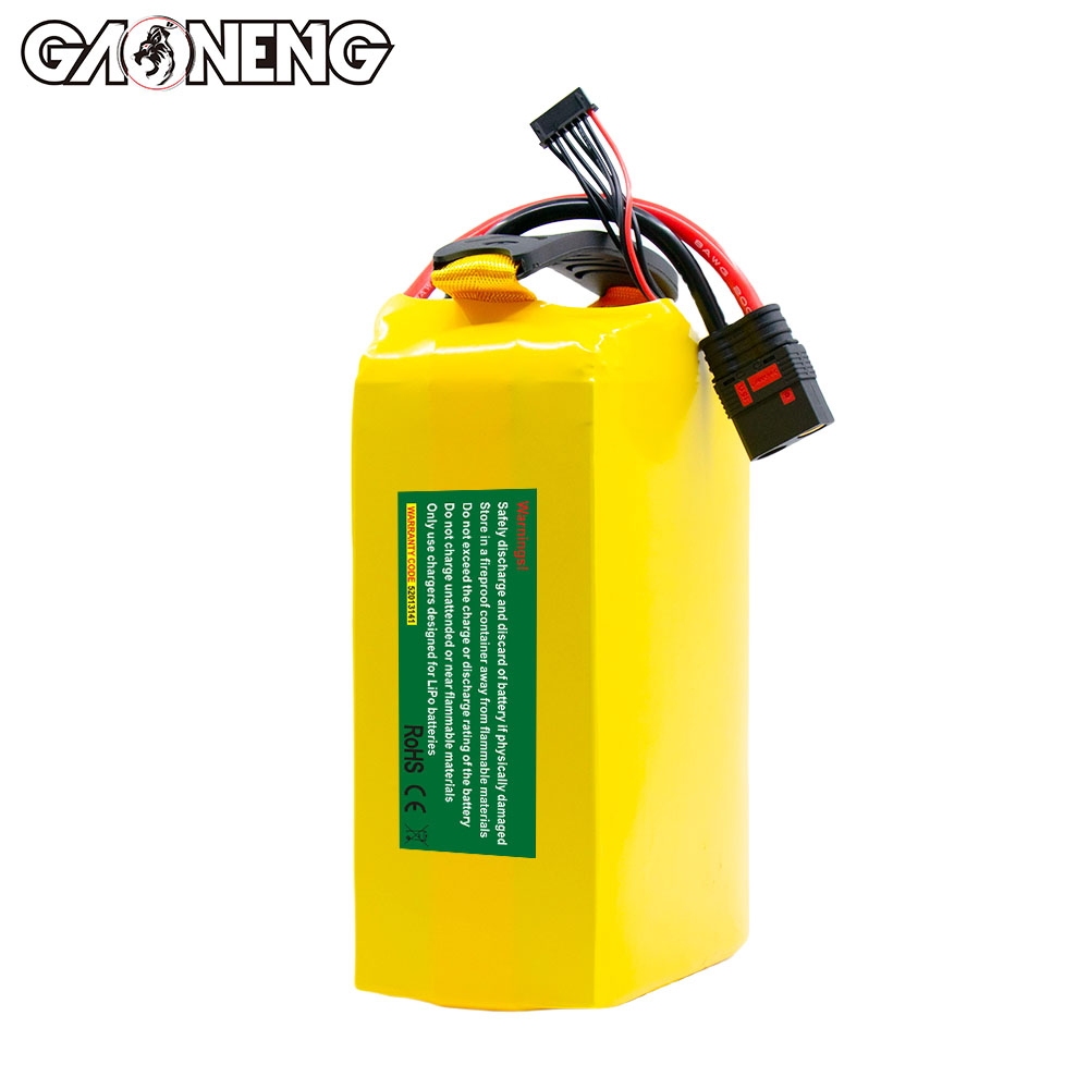 GAONENG GNB 46000mah 6S 22.2V 5C QS8 Semi Solid State Li-ion Battery 310WH/kg