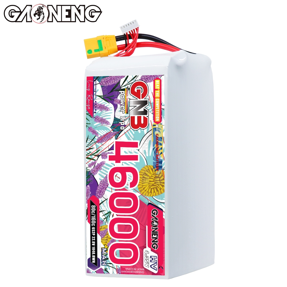 GAONENG GNB 6S 22.8V HV 46000mAh 80C RC LiPo Battery XT90S