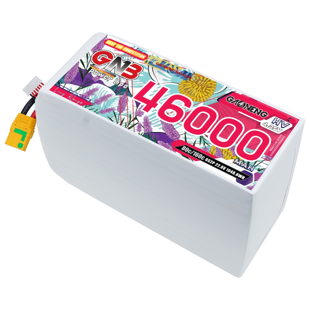 GAONENG GNB 6S 22.8V HV 46000mAh 80C RC LiPo Battery XT90S