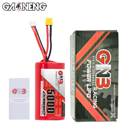 2PCS - GAONENG GNB 2S 7.4V 5000mah 3C LiPo Battery XT30 for Jumper T20 GEMINI