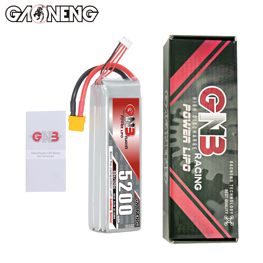 GAONENG GNB 3S 11.1V 5200mAh 60C LiPo Battery XT60