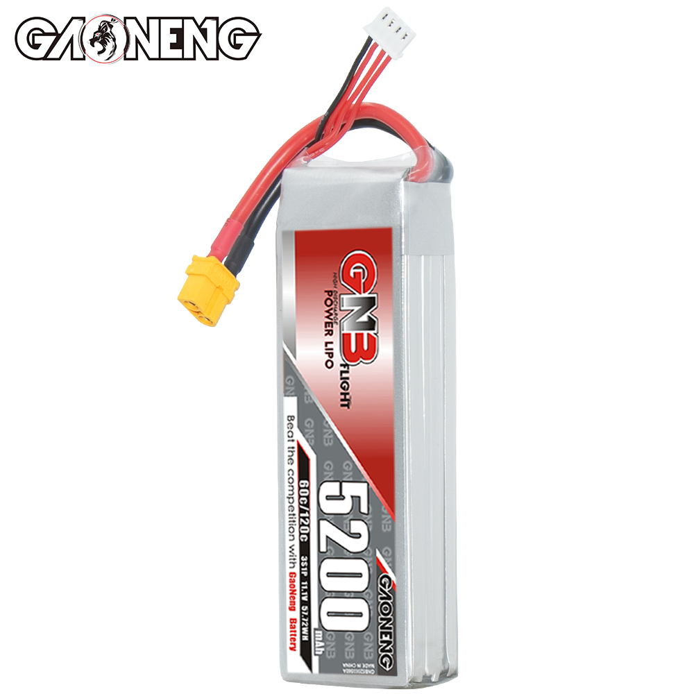 GAONENG GNB 3S 11.1V 5200mAh 60C LiPo Battery XT60