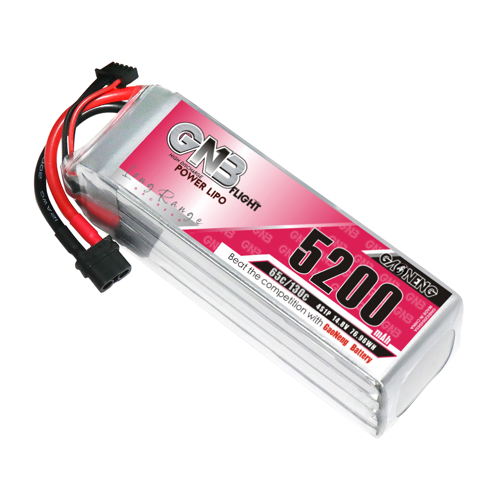 GAONENG GNB 4S 14.8V 5200mAh 65C LiPo Battery XT60