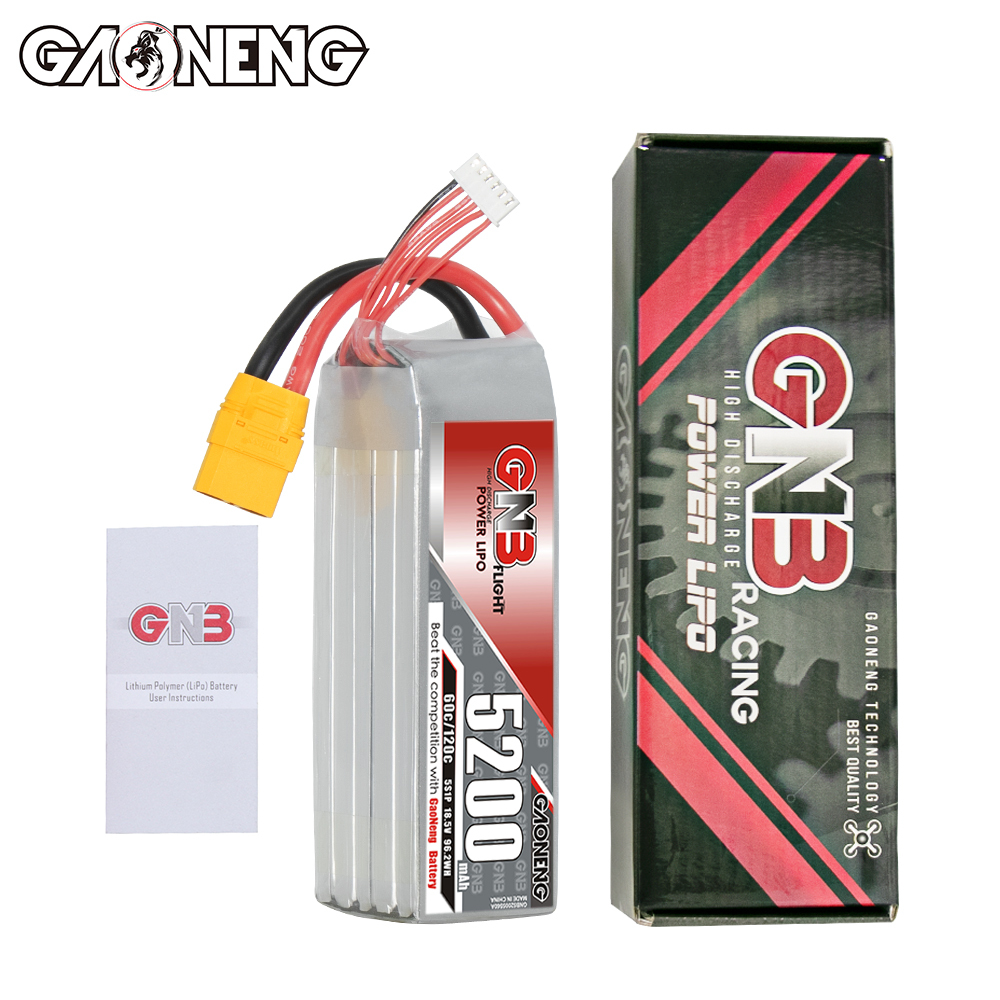 GAONENG GNB 5S 18.5V 5200mAh 60C LiPo Battery XT90