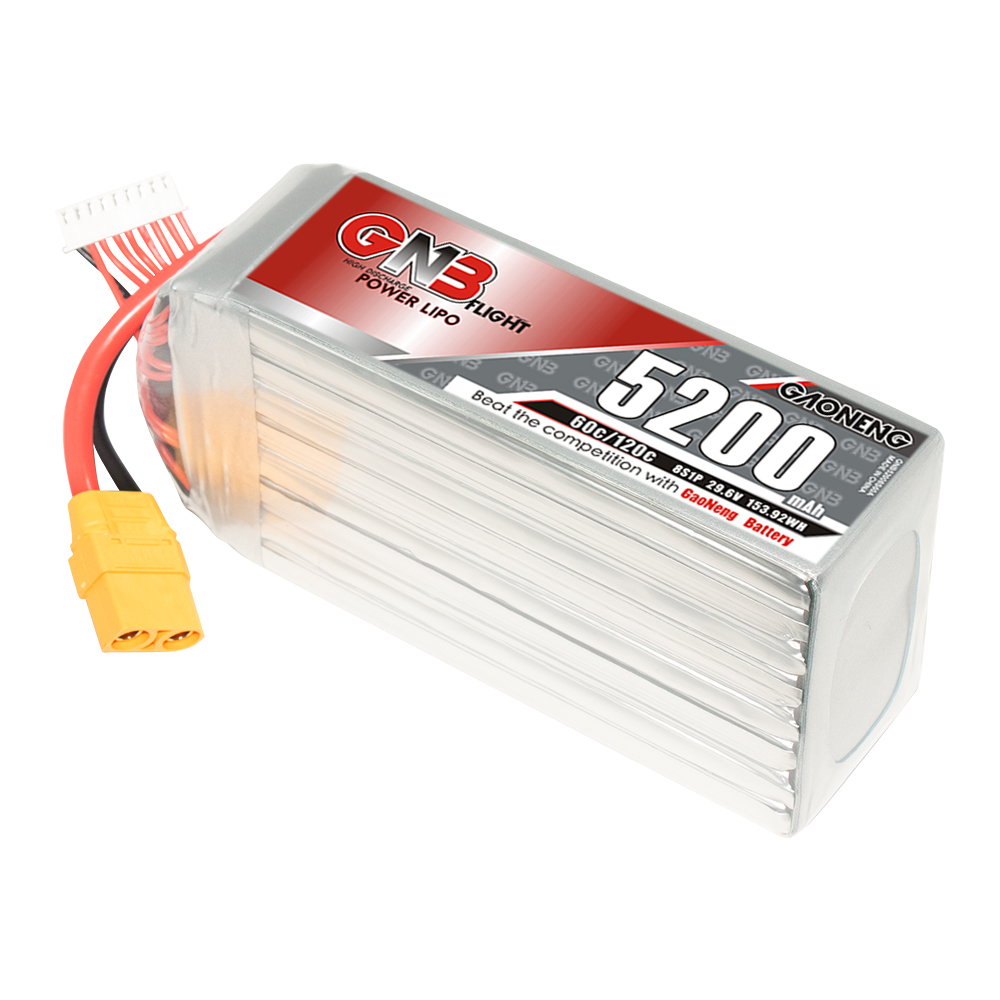 GAONENG GNB 8S 29.6V 5200mAh 60C LiPo Battery XT90
