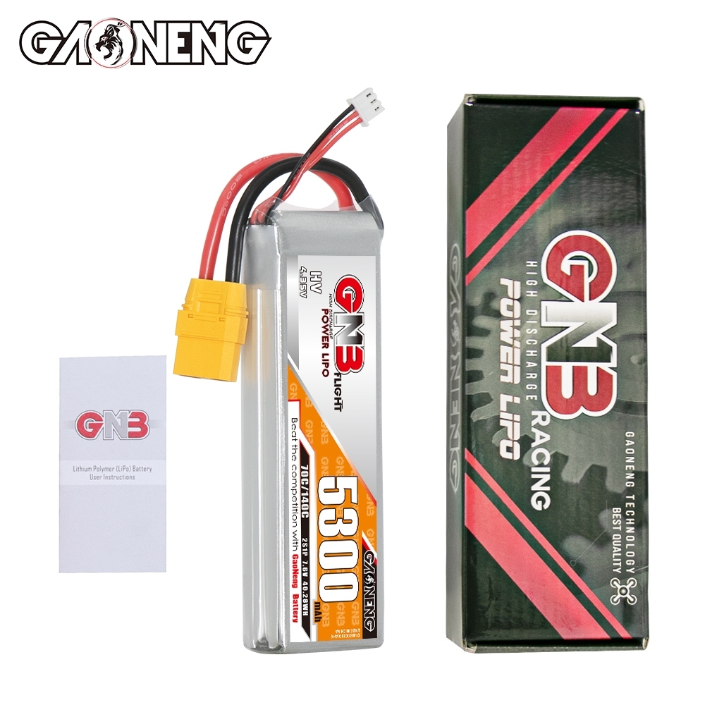 [Copy]GAONENG GNB HV 2S 7.6V 5300mAh 70C LiPo Battery XT90