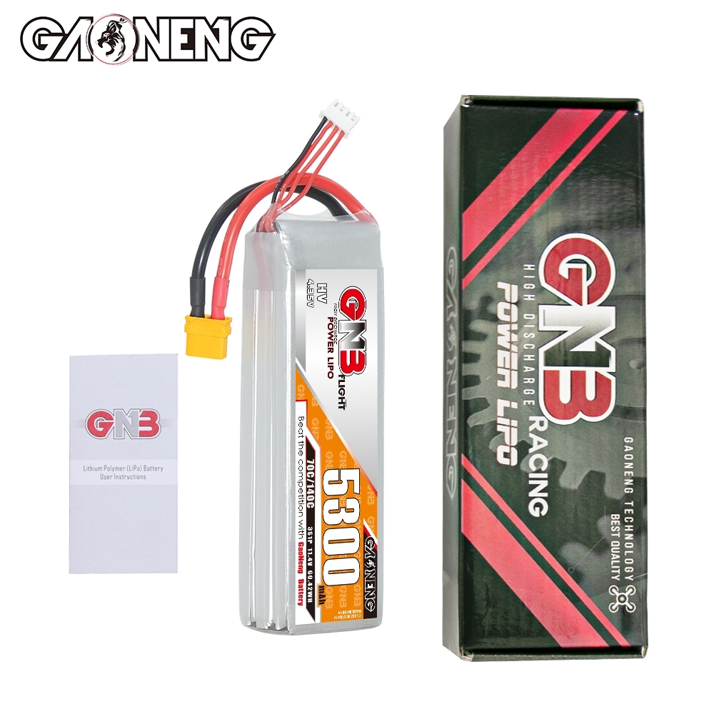 GAONENG GNB HV 3S 11.4V 5300mAh 70C LiPo Battery XT60