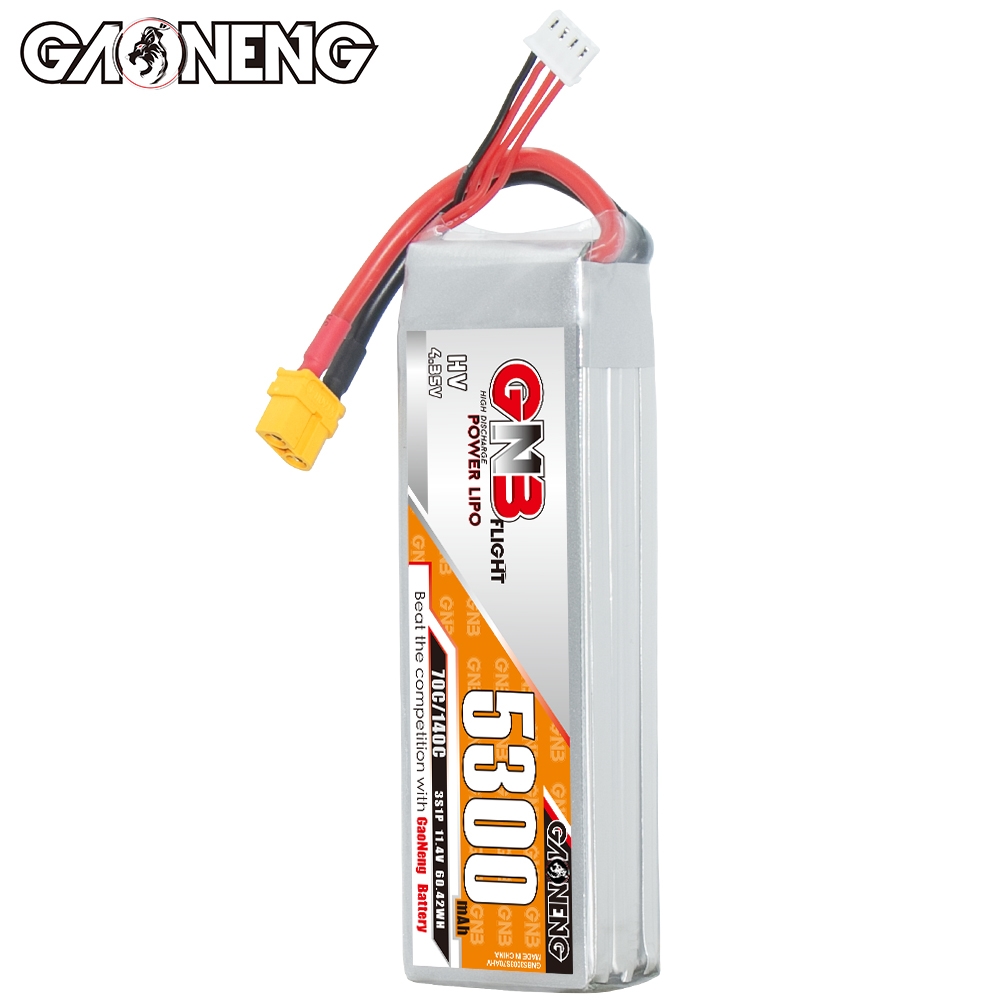 GAONENG GNB HV 3S 11.4V 5300mAh 70C LiPo Battery XT60