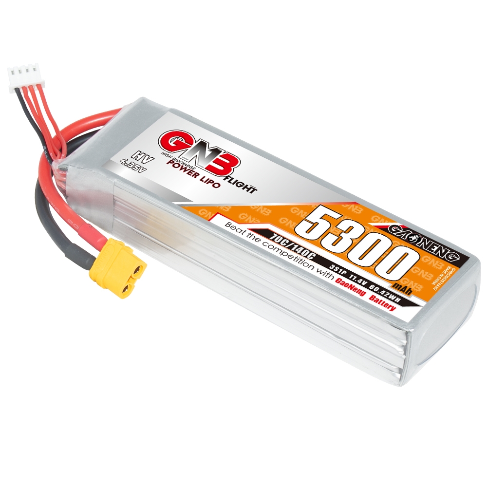 GAONENG GNB HV 3S 11.4V 5300mAh 70C LiPo Battery XT60