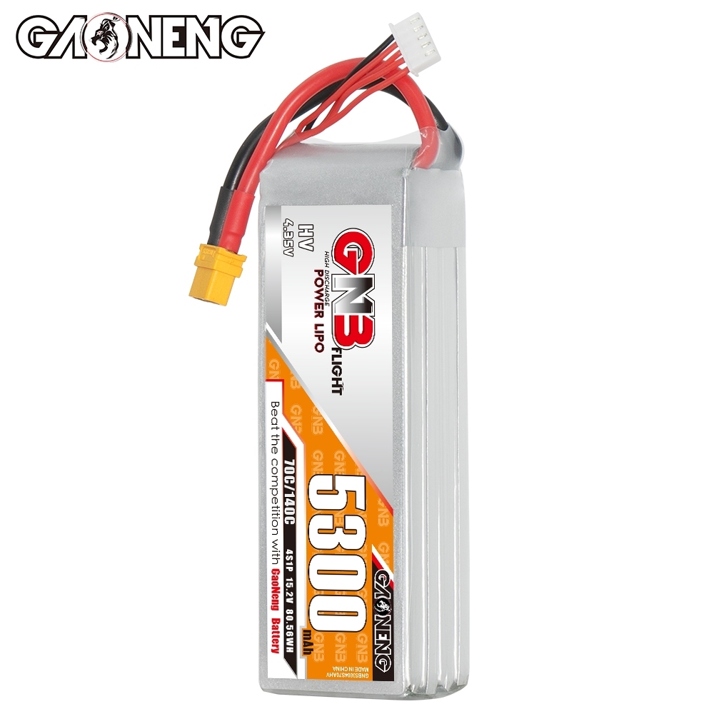 GAONENG GNB HV 4S 15.2V 5300mAh 70C LiPo Battery XT60