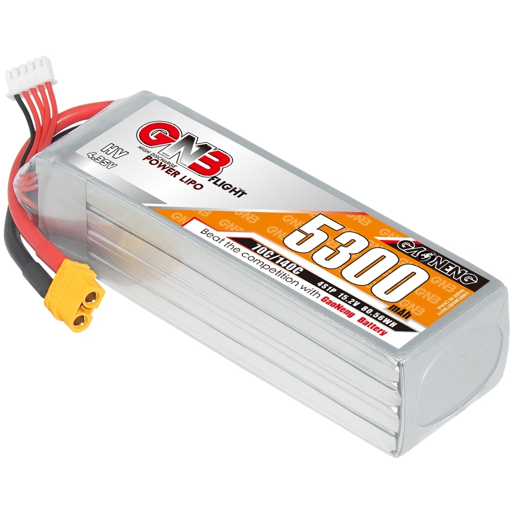 GAONENG GNB HV 4S 15.2V 5300mAh 70C RC LiPo Battery RC Car Boat Drone