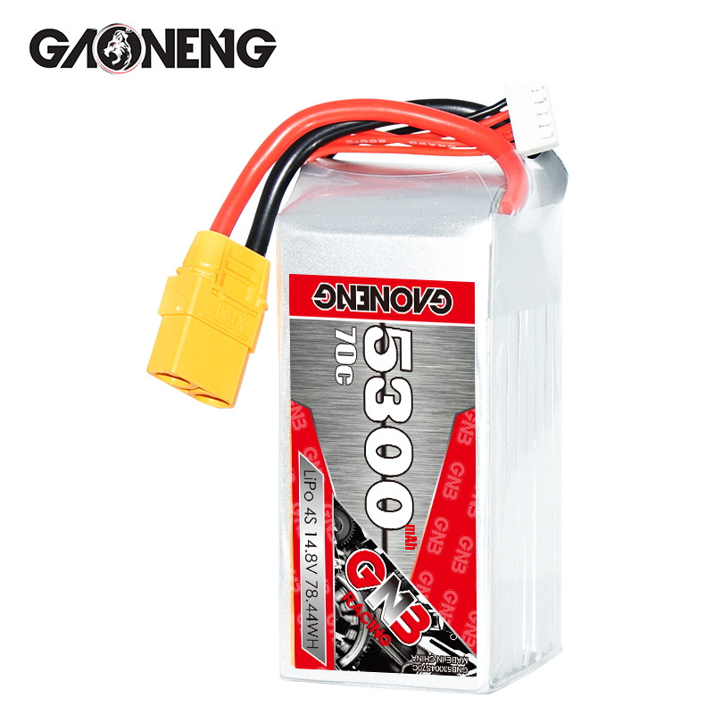 GAONENG GNB 4S 14.8V 5300mAh 70C LiPo Battery XT90