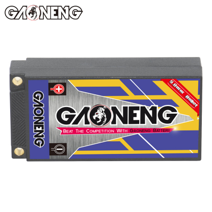 GAONENG GNB 2S 7.4V 5500mAh 140C Shorty Pack 5mm Bullet Hard Case LiPo Battery