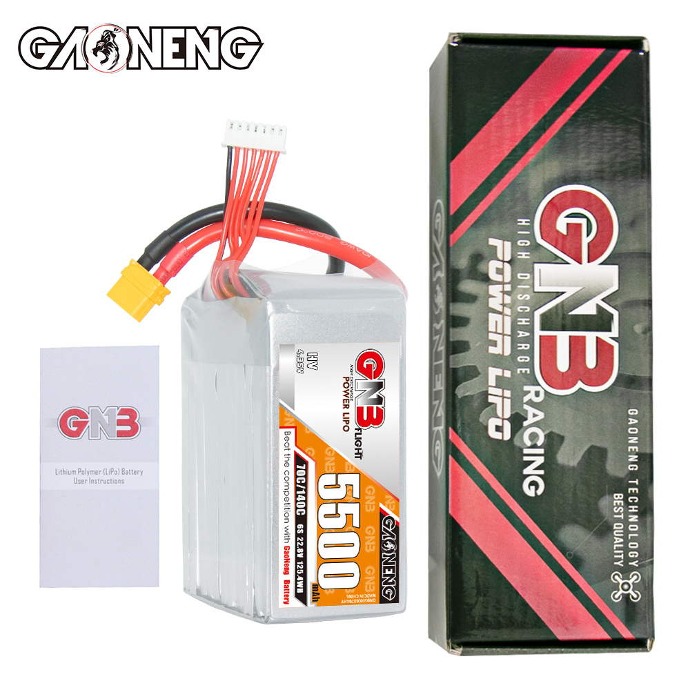 GAONENG GNB HV 6S 22.8V 5500mAh 70C LiPo Battery XT60